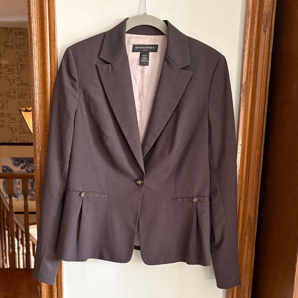 Banana Republic Taupe Women's Blazer
